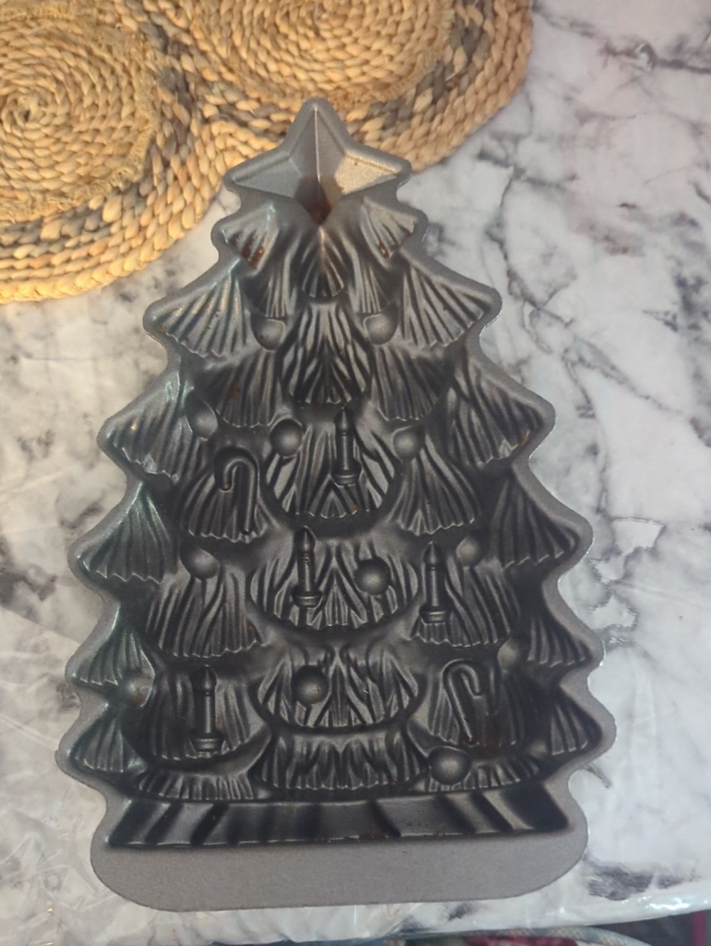Nordic Ware Dark Gray Christmas Tree Cake Mold